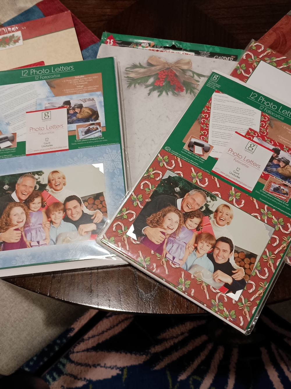 Vintage Christmas Print Paper, Stationary, & Photo Letter Kits * Items are new